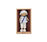 Kaloo Poupée en tissu Eli 25 cm Haut marin Boîte cadeau