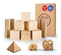 Eli® sculpture sur bois de tilleul - quel type de bois de tilleul pour la sculpture ou le tournage - gabarit de sculpture - set d'ébauches en bois pour la sculpture - carré