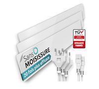 ELIAS Destructeur de moisissures - Démoulage noir pour murs sans produits chimiques - Chauffage mural pour chaque pièce - Puissant chauffage anti-moisissure comme alternative au spray de moisissure