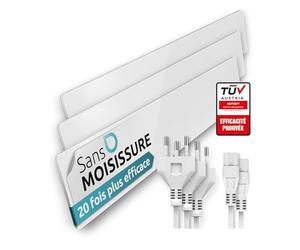 ELIAS Destructeur de moisissures - Démoulage noir pour murs sans produits chimiques - Chauffage mural pour chaque pièce - Puissant chauffage anti-moisissure comme alternative au spray de moisissure