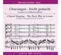 Elias Op.70 – Alto (voix de chœur) – CD – Édition Peters – Import