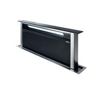 Elica Adagio BL/F/90 Aspiration vers le bas Noir, Acier inoxydable 580m³/h - Hottes (580 m³/h, recirculation, 58 dB, Aspiration vers le bas, Noir, Acier inoxydable, 14 W)