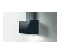 Elica Aplomb BL/A/60 - Hotte - hotte décorative - largeur : 59,8 cm - profondeur : 25 cm - evacuation & recyclage - verre noir Verre noir