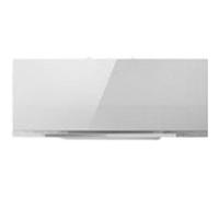 Elica Aplomb WH/A/90 - Hotte - hotte décorative - largeur : 89.8 cm - profondeur : 25 cm - evacuation & recyclage - Blanc verre Blanc verre G