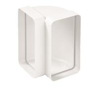 ELICA coude rectangulaire 90° verticale 150x70mm 1052F