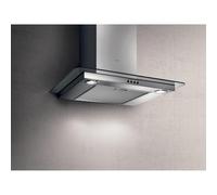 Elica Hotte murale Flat Glass IX/A/60 - Acier inoxydable - 450 m³/h - 59 dB