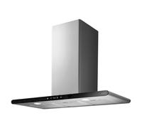 Elica Hotte murale aspirante Galaxy Blix A/80 80 cm Inox et verre Commande tactile