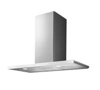 ELICA hotte lot GALAXY ISLAND (Blanc - Acier Inox et verre)