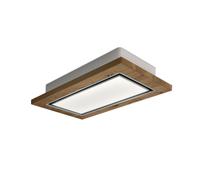 ELICA hotte au plafond LULLABY RECYCLAGE (Chêne - Bois naturel et acier blanc)