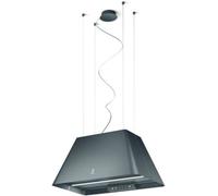 Elica Hotte îlot IKONA LIGHT BL/F/60 filtrante noire effet soft touch