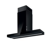 ELICA hotte îlot HAIKU ISLAND 120 cm (Noir - Verre)