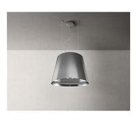 Elica Juno IX/F/50 - Hotte - hotte îlot - largeur : 49,2 cm - profondeur : 49,2 cm - evacuation & recyclage - acier inoxydable Inox G