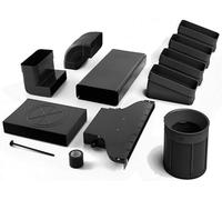 Elica KIT0199836, Kit d'installation d'échappement pour mode recirculation (sortie plinthe), Black