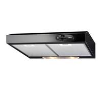 ELICA KREA GFA BL/F/60 HOTTE MURALE FILTRANTE 60 CM 272 m³/h 71 db(A) NERO
