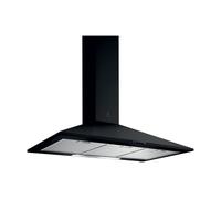 Elica PRF0151544 hotte Montée au mur Aluminium, Noir 395 m³/h