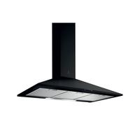 Elica PRF0151544 hotte Montée au mur Aluminium, Noir 395 m³/h