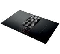 Elica NikolaTesla Libra BL/F/83 - Table de cuisson à induction - 4 plaques de cuisson - Niche - largeur : 80.7 cm - profondeur : 49.2 cm - classe A - noir avec échappement en aval (recirculation) et é