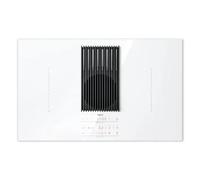 elica NIKOLATESLA LIBRA EVO WH/A/83 - PRF0196339 Table de cuisson avec hotte aspirante intégrée Encastrable | Classe énergétique A+ | Verre blanc, Balance intégrée, Hotte aspirante intégrée