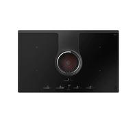 Elica PRF0200577, Plaque de cuisson à induction avec hotte aspirante intégrée NIKOLATESLA ONE HP RAW BR/A/83, Black