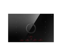 NikolaTesla Switch EVO BL/A/83 Noir Intégré 83 cm Plaque avec zone à induction 4 zone(s) Hotte intégrée