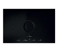 ELICA plaque à induction NIKOLATESLA SWITCH GLOW RAW avec hotte aspirante convertible en recyclage (Noir mat - Verre)