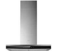 Elica PRF0167314 hotte Monté au mur Noir, Acier inoxydable 770 m³/h A Acier inoxydable G