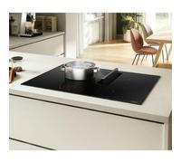 Elica PRF0184551, Plaque de cuisson à induction avec hotte aspirante intégrée NIKOLATESLA FIT 3Z BL/A/72, Black