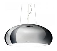 Elica Seashell Ix / Pour / 80 Hotte Île Ill. Fluo Devo Blanc Inox Poli