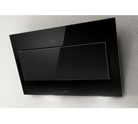 Elica Vertigo Bl / Pour / 120 Hotte Murale Touch Contrôle Verre Noir Classe B