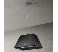 Elica Ikona Light BL/F/60 - Hotte - plafond - largeur : 59.8 cm - profondeur : 44 cm - recyclage - noir doux Noir doux G