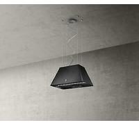 ÉLICE IKONA LIGHT BL/F/60 HOTTE ÎLE FILTRANTE NOIRE EFFET SOFT TOUCH