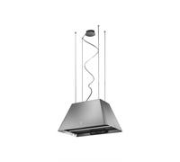 Elica Hotte de plafond Ikona Light IX/F/60 – 59,8×44 cm – Recyclage – Acier inoxydable