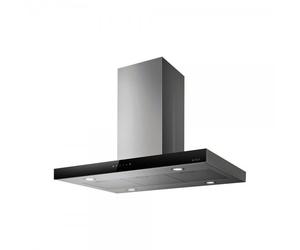 ÉLICE JOY ISLAND BLIX/A/90 HOTTE ÎLE ASPIRANTE 90CM CONTRÔLE TACTILE INOX NOIR