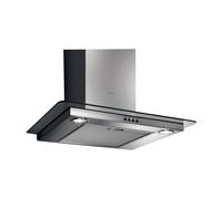 ÉLICE PLATE EN VERRE IX/A/60 HOTTE MURALE 60 CM ASPIRANTE 365 M³/H 140W INOX