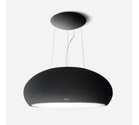 Elica Seashell Bl / Pour / 80 Hotte Île Ill. Fluo Devo Noir Mat