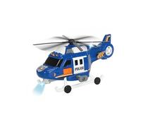 Dickie Toys Hélicoptère Action Series 18 lumières et sons, pales mobiles, Multicolore