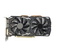 ELICTECH RX 580 Carte graphique 8 Go GDDR5 256 bits avec 3 sorties DisplayPort DVI ventilateurs de refroidissement pour PC de jeu