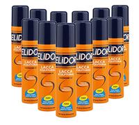 Elidor Laque sculpturale, fixation forte, laque à cheveux professionnelle, mini taille, fixe sans suspension, protection UV - 12 x 75 ml