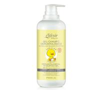 Elifexir Baby Care - Gel Shampoo Dermatologique | Nettoyage Doux et Délicat | Réduit les Rougeurs, Hydrate | 99% d'Ingrédients Naturels | Hypoallergénique | Convient aux Peaux Sensibles - 500ml