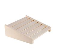 eliga Tête ou repose-pieds en bois clair collé.