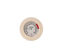 eliga Thermomètre rond en bois Blanc 120 mm 155 mm