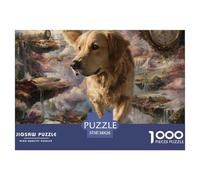 Elijah045566_99729_A_Golden_Retriever_with_Wings_Floating_Above_ef1754d9-1674-4693-99a0-deee351c0e1c Papier De Qualité Design Imbriqué, Loisir Idéal pour La Détente, La Réduction du Stress Et Le Dive
