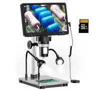 Elikliv DM9 7 ''Microscope numérique 50X-1200X Microscope vidéo caméra réglable HD LCD pour PCB électronique outils de soudage