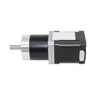 ELILANEY 1 moteur pas à pas à engrenages Nema 17, rapport 15:1, réducteur planétaire 2,0 A 0,6 Nm, moteur pas à pas 42 x 42 x 48 mm, arbre coupé en D de 8 mm Pilotes de machine