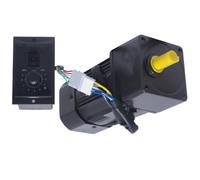 ELILANEY 1 pièces 250W 104x104mm cadre moteur à vitesse Variable 6RK250RGU-CF 220V AC monophasé moteur à engrenages de contrôle de vitesse avec régulateur de vitesse Réduction de couple(75K 18rpm)