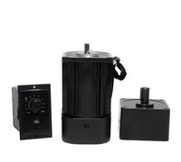 ELILANEY 1 pièces 6RK250GU-CF moteur à engrenages réglable à vitesse 250W AC 220V monophasé 104x104mm cadre réducteur de vitesse réversible moteur à engrenages Réduction de couple(450rpm 49kg.cm)