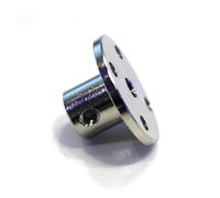 ELILANEY 1 pièces bride rigide accouplement d'arbre de moteur 3mm 3.175mm 4mm 12mm coupleur connecteur de Transmission manchon adaptateur for bateau modèle de voiture avion Arbre réglable(4mm)