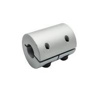ELILANEY 1 pièces D20 L25 pince rigide accouplement alésage 2mm à 10mm arbre d'entraînement en aluminium CNC mâchoire arbre moteur coupleur Arbre réglable(4mm to 6mm)