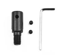 ELILANEY 1 pièces M10 arbre extérieur lame de scie couplage moteur arbre coupleur tige mandrin adaptateur manchon de connexion Arbre réglable(12mm)