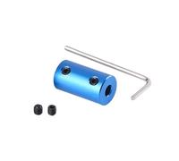 ELILANEY 1 pièces moteur pas à pas couplage à vis imprimante 3D D14 L25 alliage d'aluminium alésage 3x5mm 4x6mm 5x8mm bleu coupleur d'arbre Flexible Arbre réglable(4 x 6mm)
